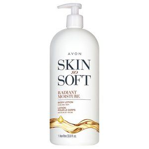 Avon Skin So Soft - Radiant Moisture 33.8 Fluid Ounces Bonus-Size Body Lotion